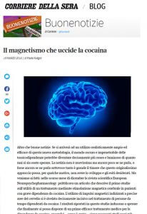 Corriere della Sera - Il magnetismo che uccide la cocaina