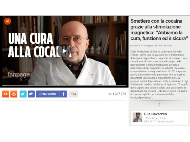 Smettere con la cocaina grazie alla stimolazione magnetica
