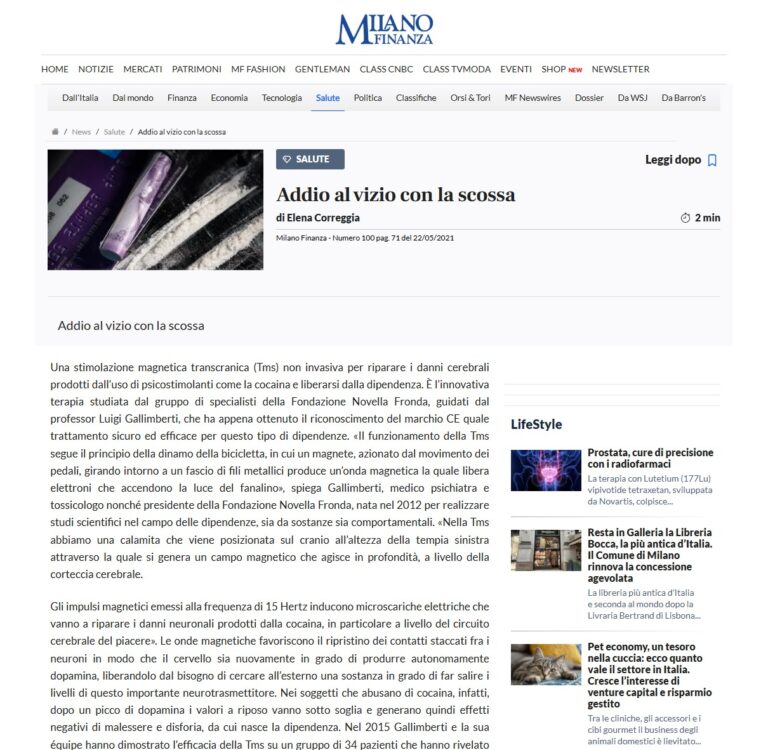 milanofinanza.it Addio al vizio con la scossa