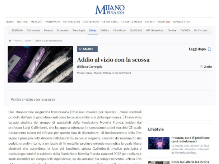 Addio al vizio con la scossa